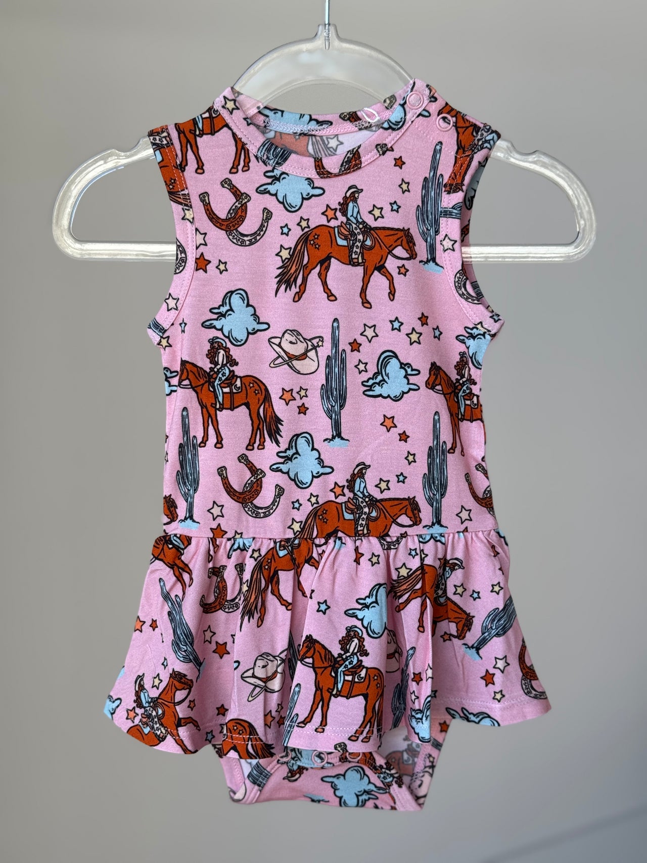 Racerback Ruffle Bodysuit Dress
